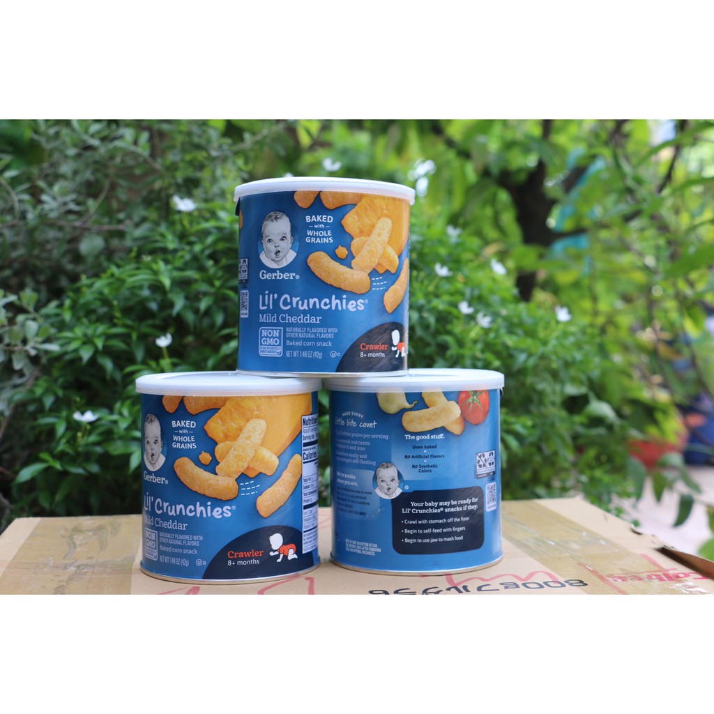Bánh ăn dặm Gerber lùn và cao[Date mới][Hàng mới về liên tục]