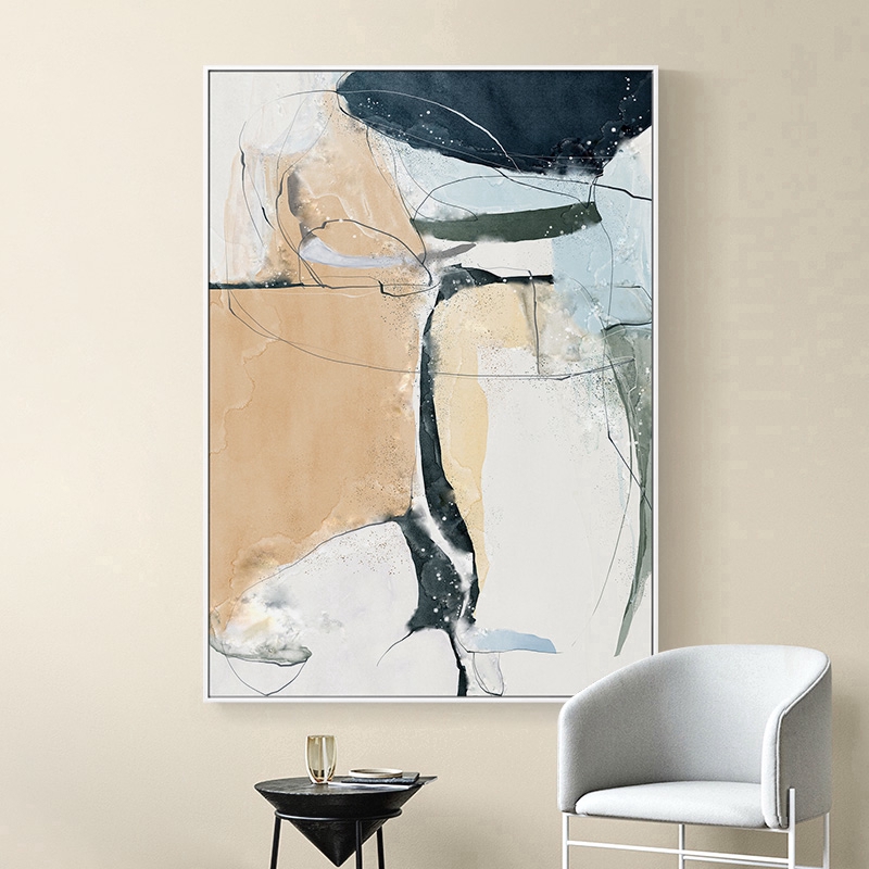 Tranh Vải Canvas Trừu Tượng Treo Tường Dùng Cho Trang Trí