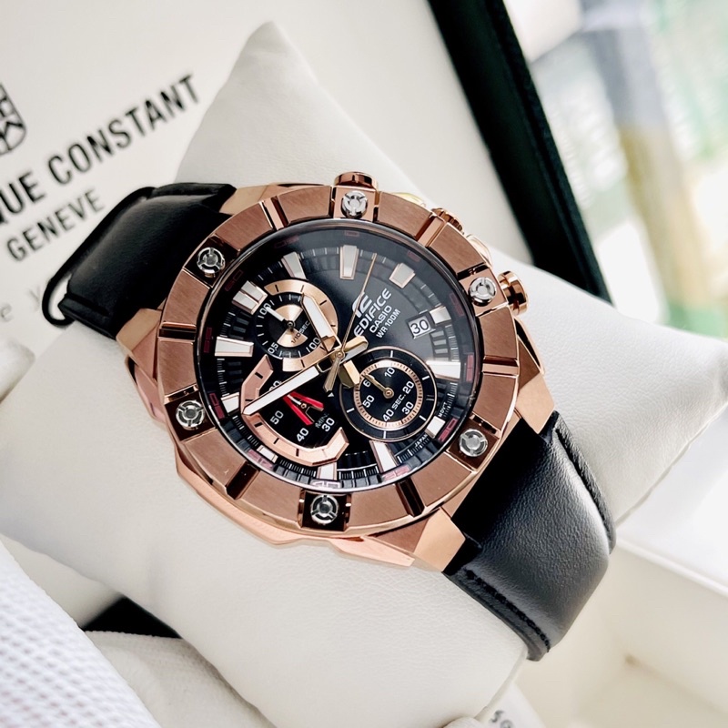 Đồng hồ nam dây da Casio Edifice EFR 569BL 1A