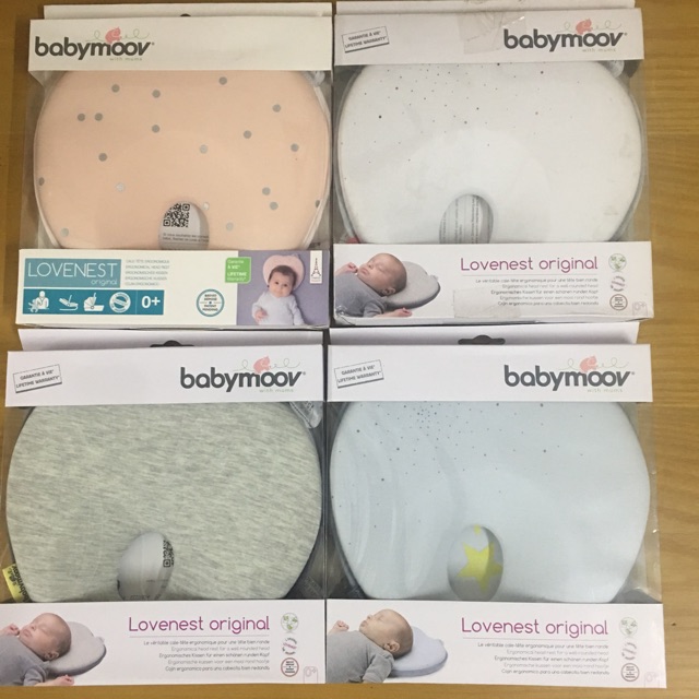 Gối chống bẹt đầu BABYMOOV cho bé yêu