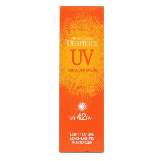 KEM CHỐNG NẮNG UV SUN BLOCK CREAM SPF 42PA++DEOPROCE 100gr