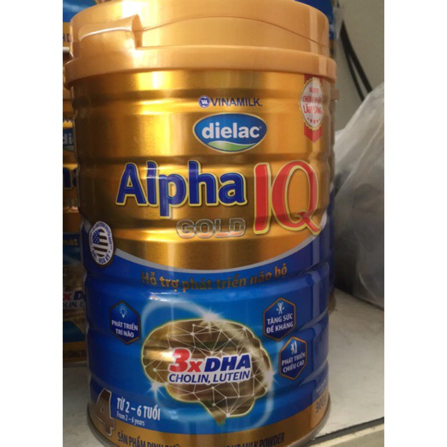 Sữa dielac alpha gold 4 900g cho trẻ từ 2-6 tuổi Mẫu mới