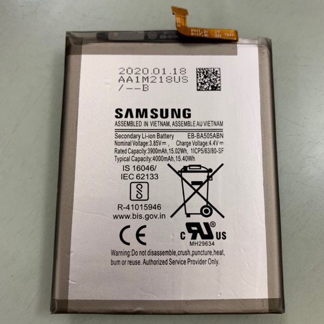 Pin Samsung Galaxy A50 (EB-BA505ABU) 4000 mAh