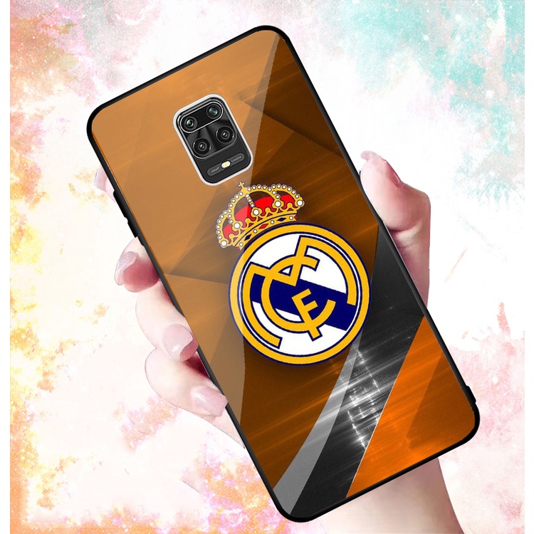 Ốp Lưng XIAOMI REDMI NOTE 9S, NOTE 9 , NOTE 9 PRO mặt kính cường lực cao cấp In hình Câu Lạc Bộ Bóng Đá