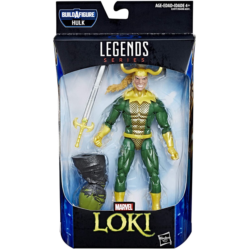 Marvel Legends Series Loki 6" Collectible Marvel Comics Action Figure Build-A-Figurepiece E3977 Mô H