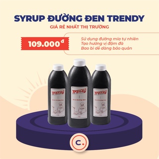 Syrup đường đen trendy