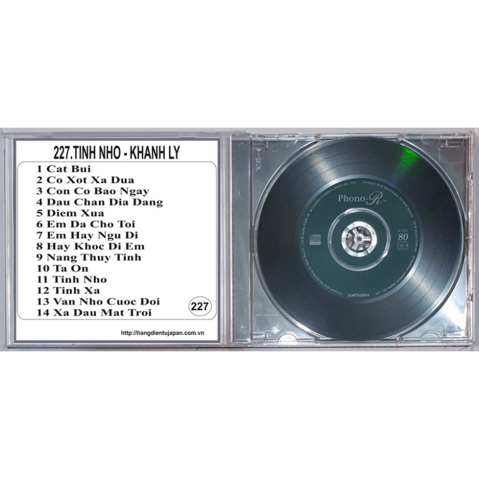 BỘ 4 ĐĨA CD KHÁNH LY ( 65 - 227 )