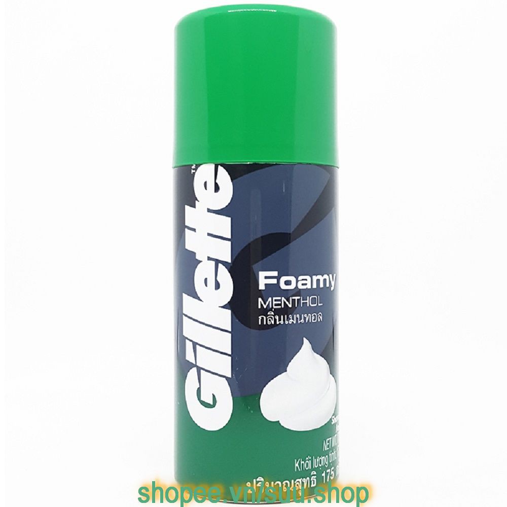 Bọt cạo râu Gillette 175ml suu.shop cam kết 100% chính hãng