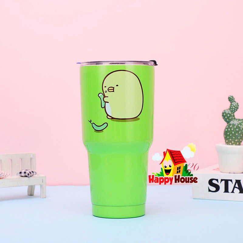 Combo Ly Giữ Nhiệt 900ML Tặng Kèm Ống Hút Inox + Túi Giữ Nhiệt + Nắp Chống Tràn + Cọ Rửa