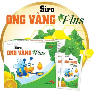 Siro ong vàng hỗ trợ đường hô hấp hộp 30 gói