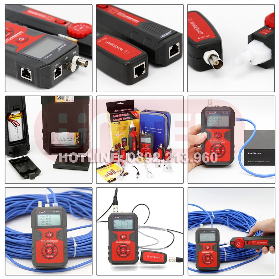 Máy Test Mạng NOYAFA NF-858C Chính Hãng