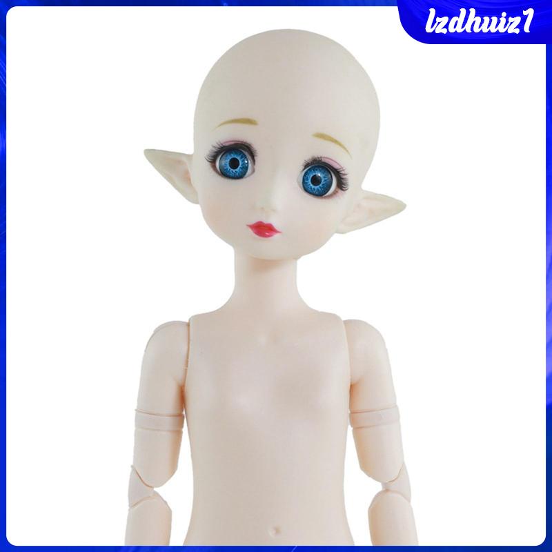 Đầu Búp Bê BJD Khớp Nối Có Thể Di Chuyển DIY 1 / 6