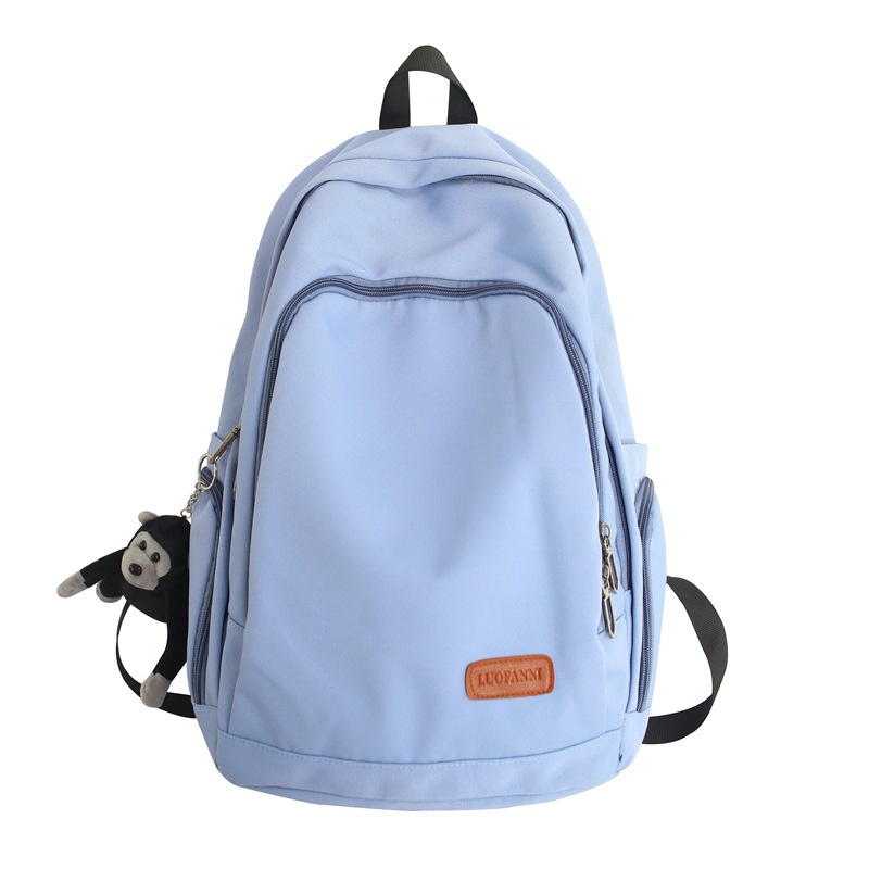 Balo màu trơn cỡ lớn thiết kế đơn giản thời trang