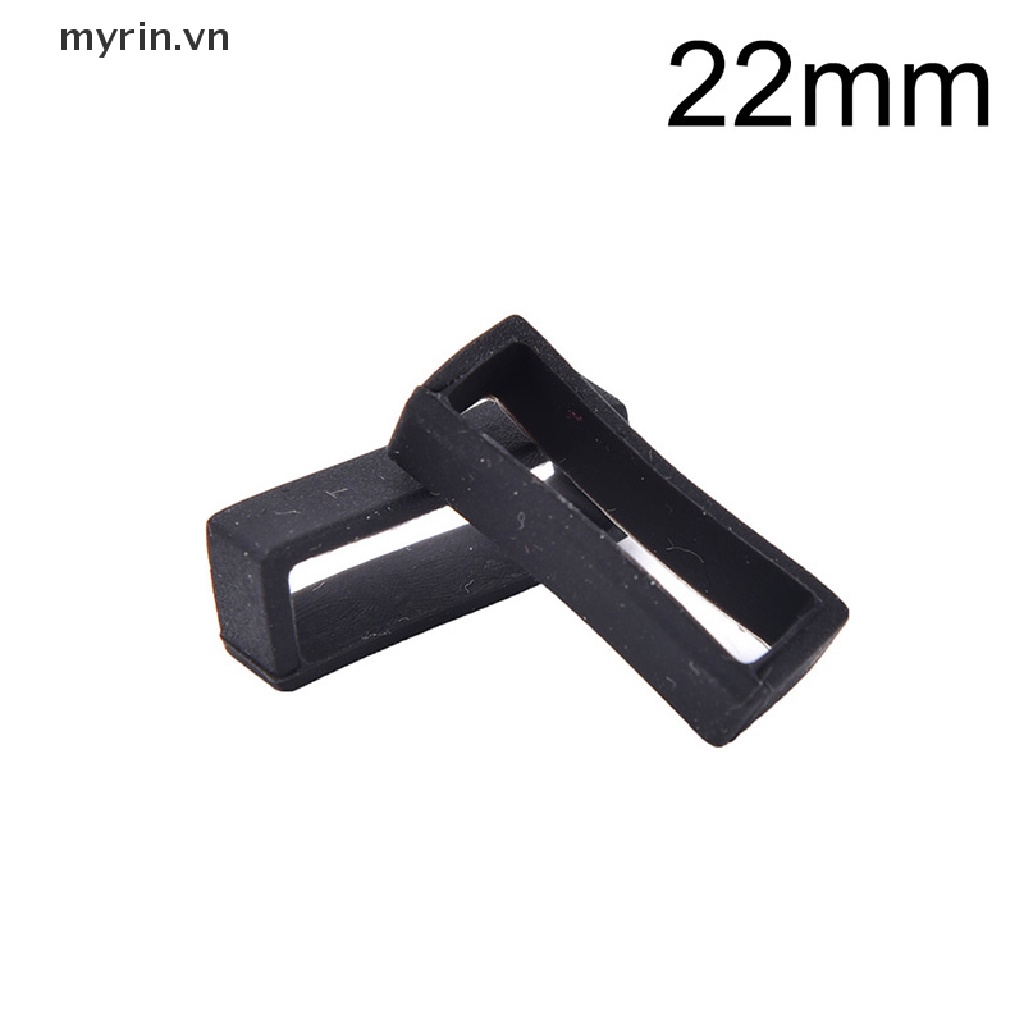 Set 2 Dây Cao Su Silicone 14mm-26mm Chuyên Dụng Cho Đồng Hồ Đeo Tay
