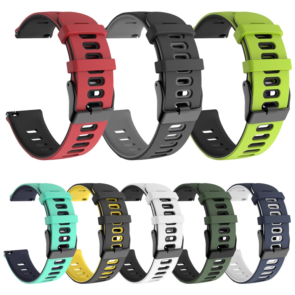 Dây Đeo Thể Thao Bằng Silicone 22 mm Cho Huami Amazfit Gtr 2 47mm Gtr2 / Amazfit Stratos 3 2 Pace