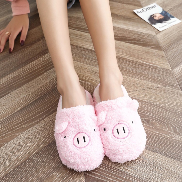 Sục  Lót Lông đi trong nhà hình heo dễ thương siêu ấm, êm