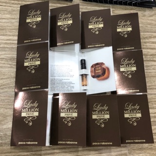 Vial nước hoa nữ Lady Million prive 1.5ml Paco Rabanne