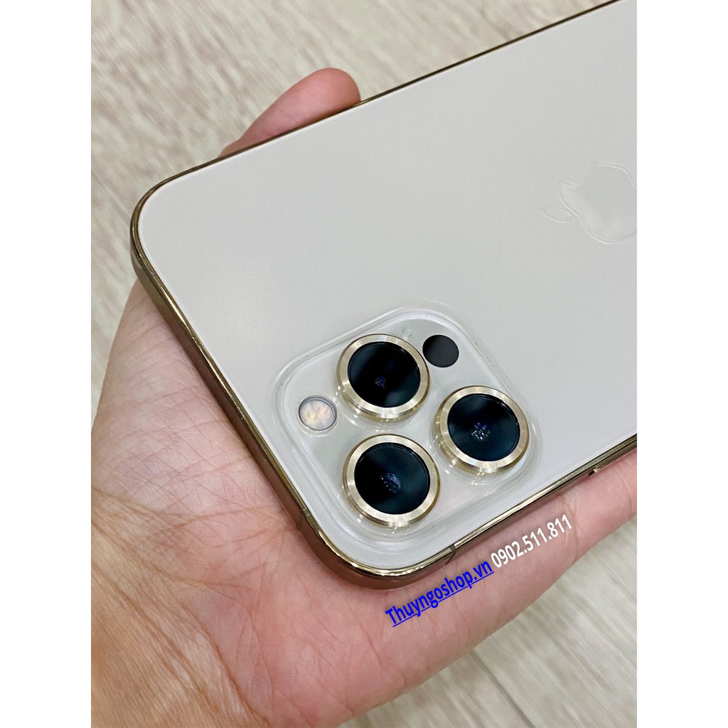 Viền nhôm không kính siêu mỏng camera Iphone 12 Pro / 12 Pro Max