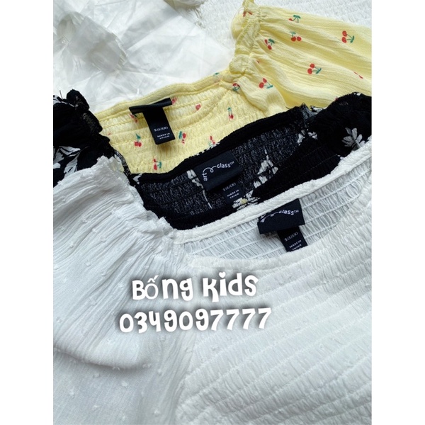 Váy Smock Bé Gái Tay Rũ Art Class