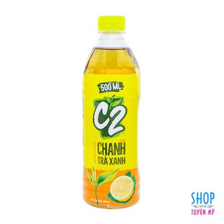 Trà xanh C2 chai lớn 500ml - Trà xanh uống thanh nhiệt