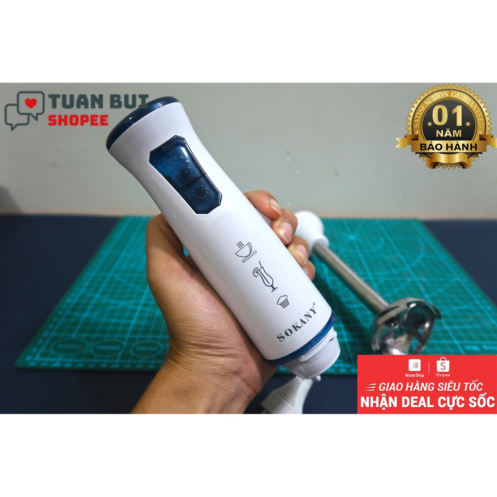 Máy xay cầm tay Sokany SO-6015 công suất 500W