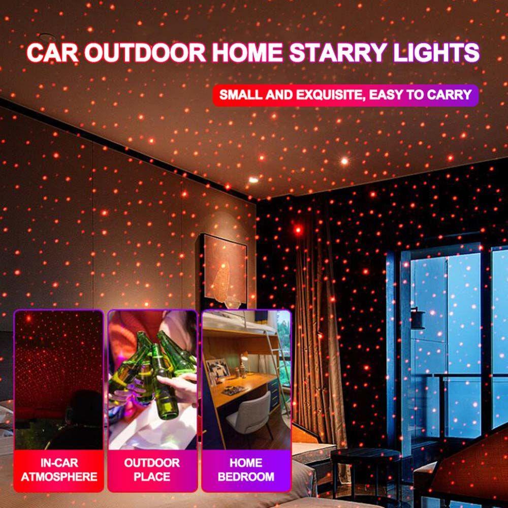 Đèn LED DJ Cổng USB Họa Tiết Bầu Trời Đầy Sao Nhỏ Gọn Thú Vị