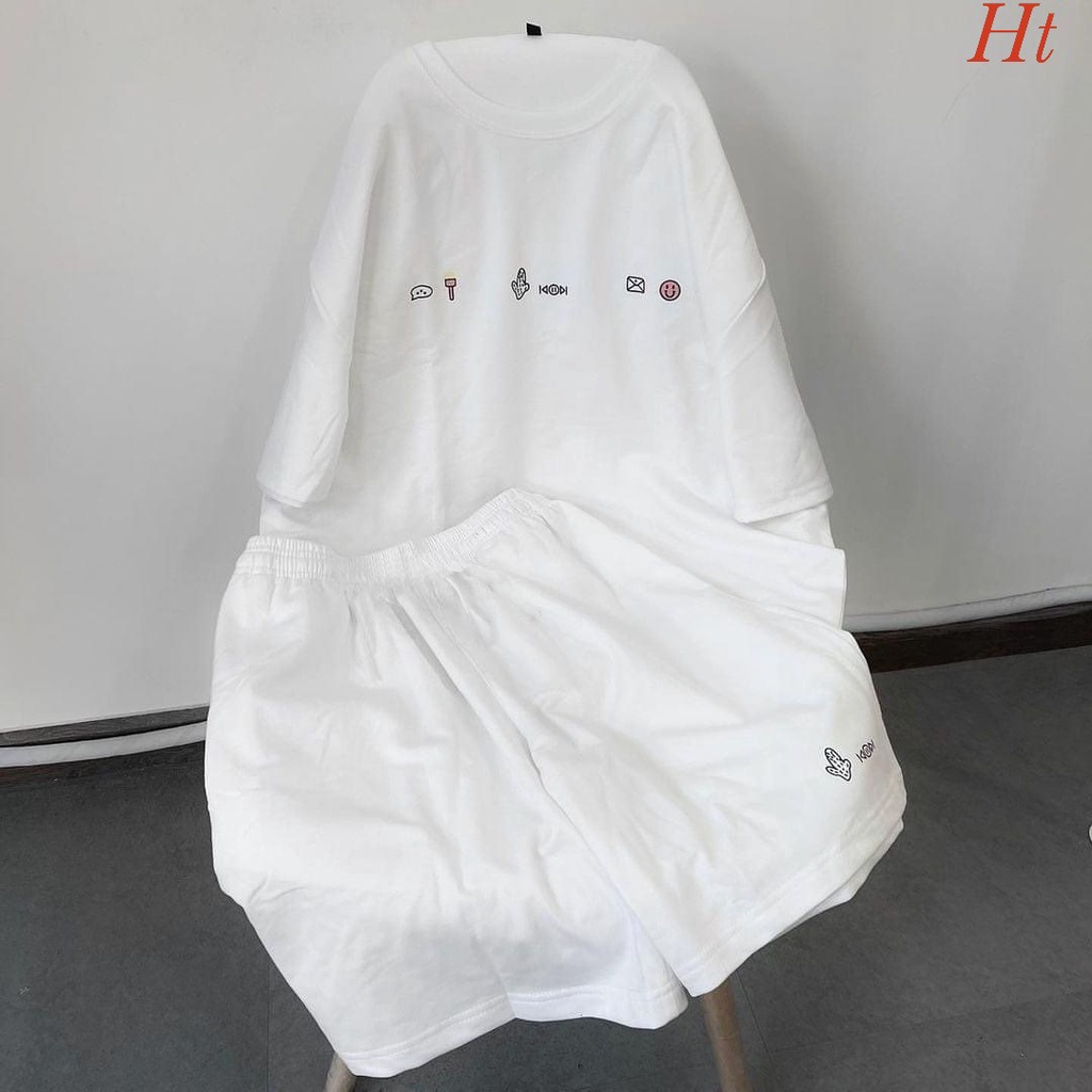 Sét bộ quần áo nữ đón hè Ngắn Tay Cotton Mặc Ở Nhà, Đi Chơi Siêu Xinh Siêu Cá Tính - Kim Dung Fashion Store