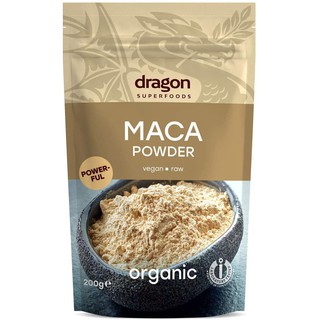 Bột sâm Maca nâu hữu cơ Dragon Superfoods 200g