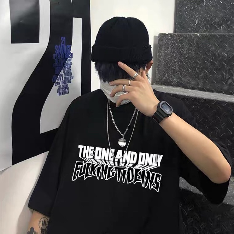 Áo thun nam nữ, áo phông shopcossi form rộng chất cotton in hình only