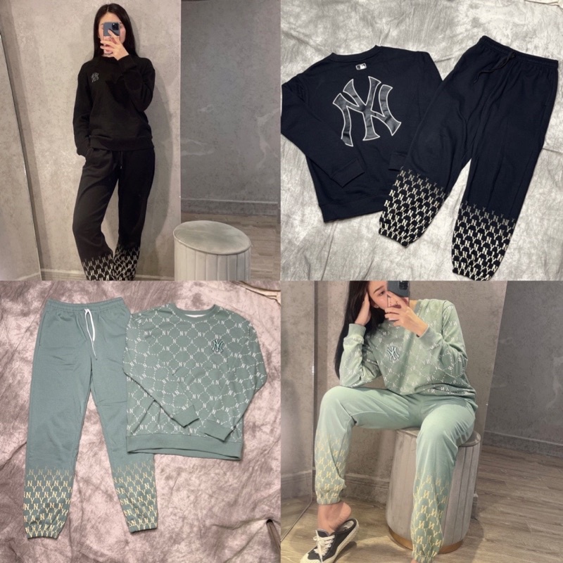 (ảnh thật) Set bộ M/ lb chất nỉ họa tiết monogram hàng chuẩn chi tiết