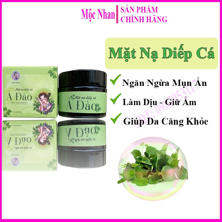 Mặt Nạ Diếp Cá Mộc Nhan Natural, Tiemxuongrong, Ngăn Ngừa Mụn, Mờ Nám Tàn Nhang, Mộc Nhan Natural | BigBuy360 - bigbuy360.vn