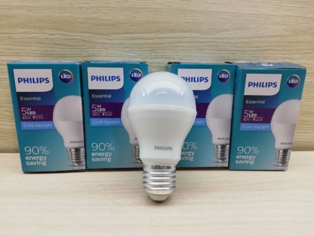 BÓNG ĐÈN PHILIPS 5W 6500K - 3000K
