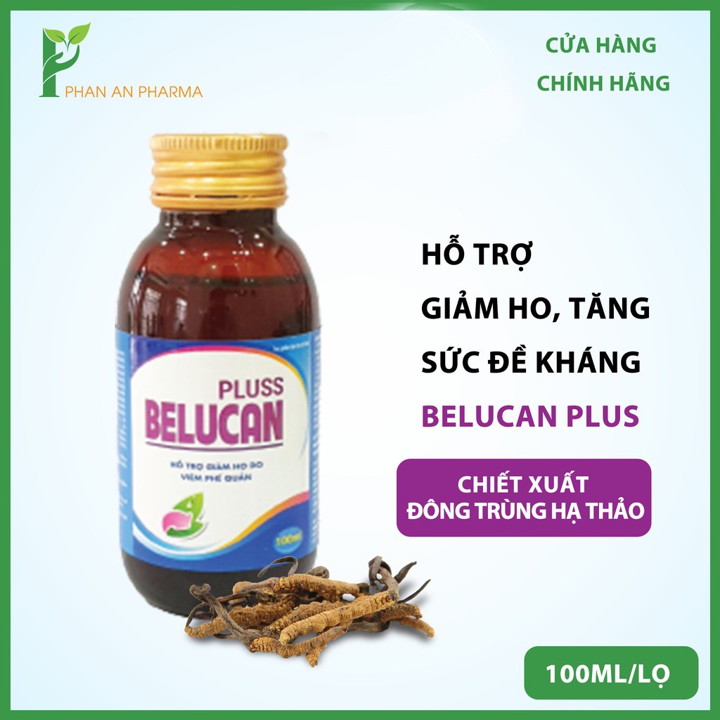 Siro ho Belucan giảm ho, siro ho bổ phế, hỗ trợ hệ miễn dịch mã - Phan An CN06