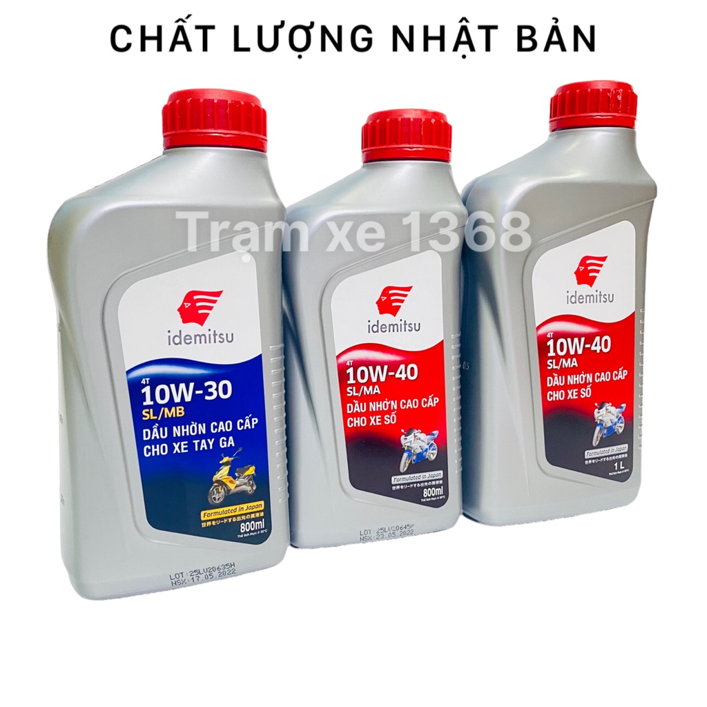 Dầu Nhớt Idemitsu Nhật Bản Bảo Vệ Động Cơ Tiết Kiệm Nhiên Liệu
