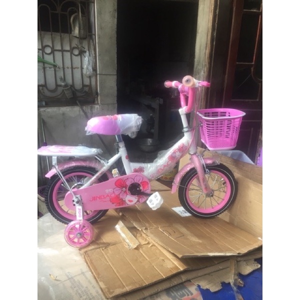 Xe đạp cho bé jinhu Xe đạp cho bé gái 2- 6 tuổi hàng nguyên hộp chưa lắp ráp