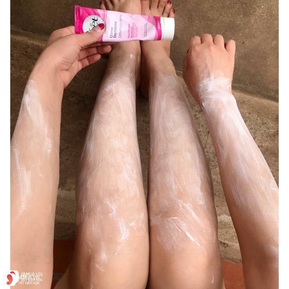 Kem tẩy lông nhẹ dịu an toàn Veet Silk &amp; Fresh