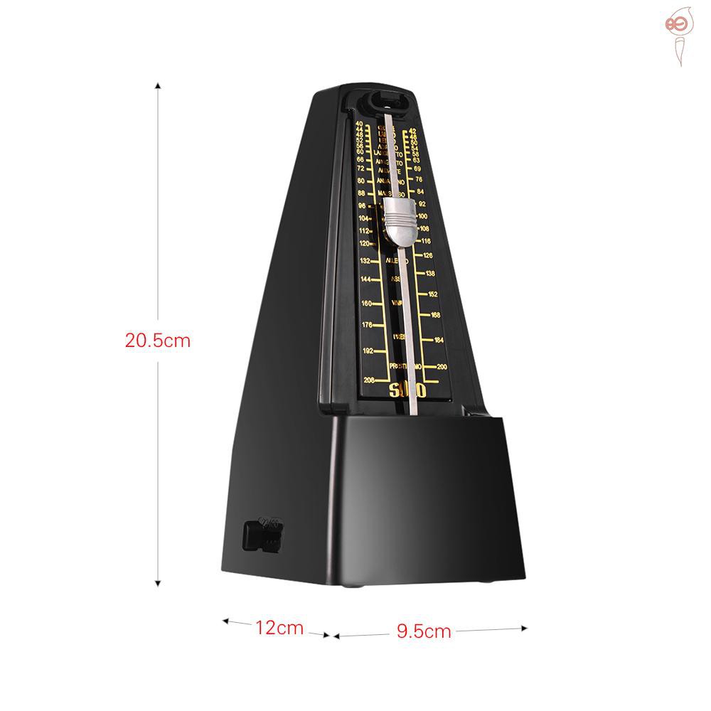 X&S Standard Universal Mechanical Metronome ABS Material for Guitar Violin Piano Bass Drum Musical Instrument Practice Tool for Beginners