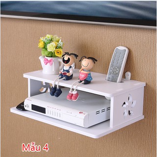 Kệ treo tường - Kệ trang trí _ kệ để điều khiển, phát wifi