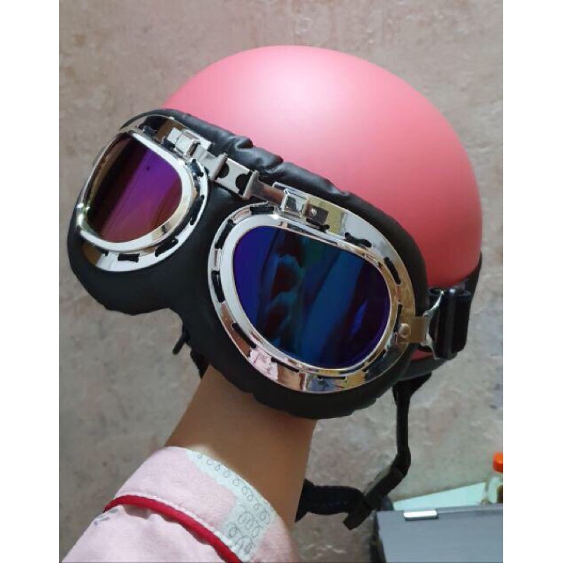 FREESHIP 99K TOÀN QUỐC_COMBO MŨ PHƯỢT MÀU TRƠN + KÍNH PHI CÔNG