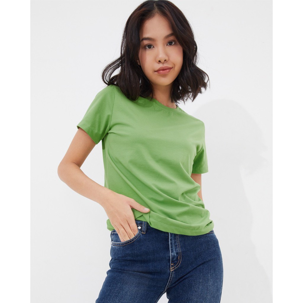 TheBlueTshirt - Áo Thun Trơn Tay Ngắn - Daily Fresh Leaf T