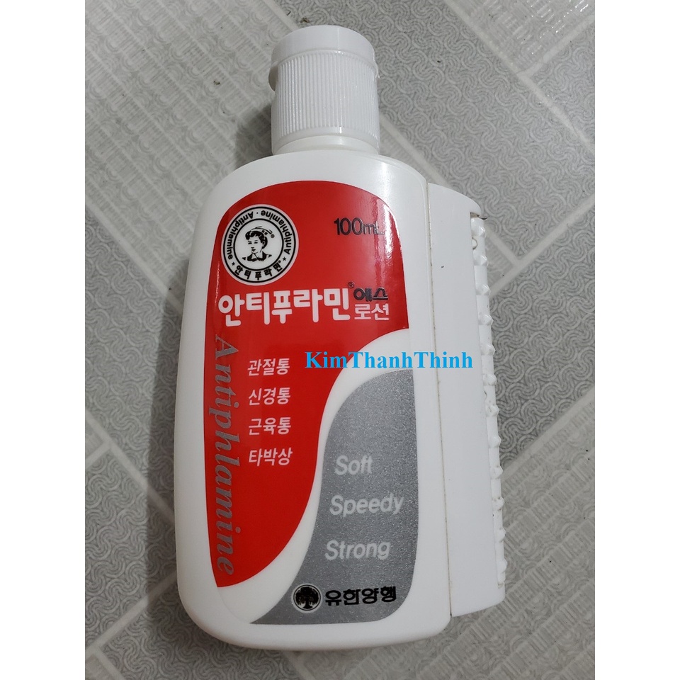 (KTT) Dầu nóng xoa bóp massage Antiphlamine 100ml Hàn Quốc
