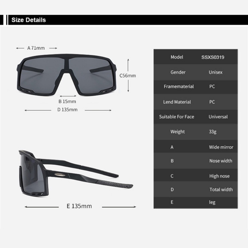 Kính Mát Chắn Gió Nhiều Màu Sắc Dùng Khi Đạp Xe Leo Núi / Leo Núi