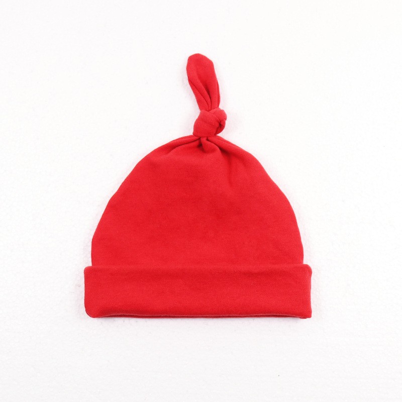 Mũ cotton nỉ  đỏ