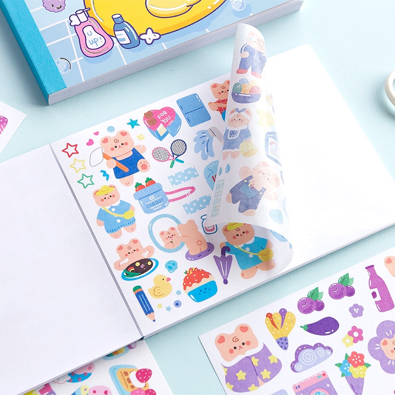 Flowertree Bộ 50 Sticker Dán Trang Trí Sổ Tay