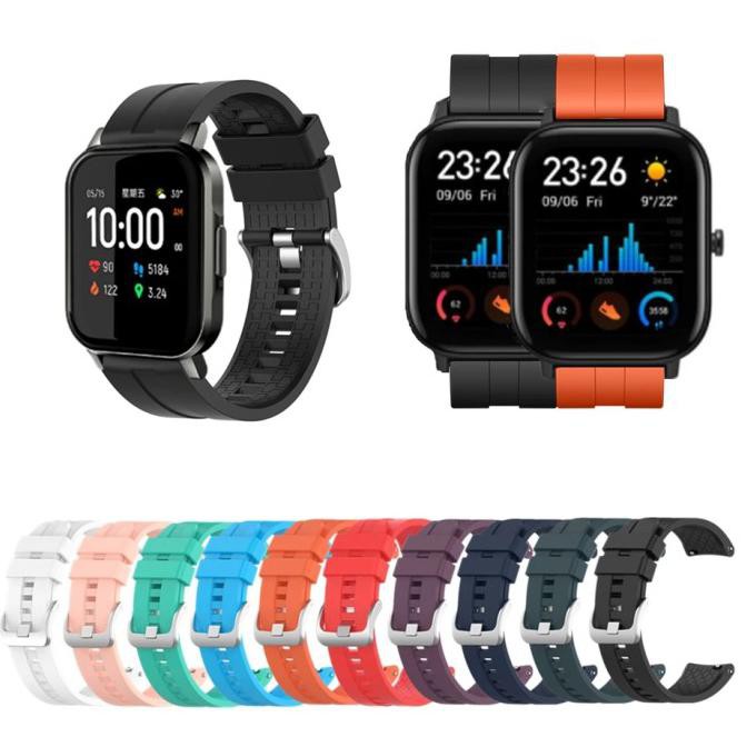 Khuyến Mãi Dây Đeo Cao Su Cho Đồng Hồ Thông Minh Xiaomi Amazfit Gts 2 / Bip U