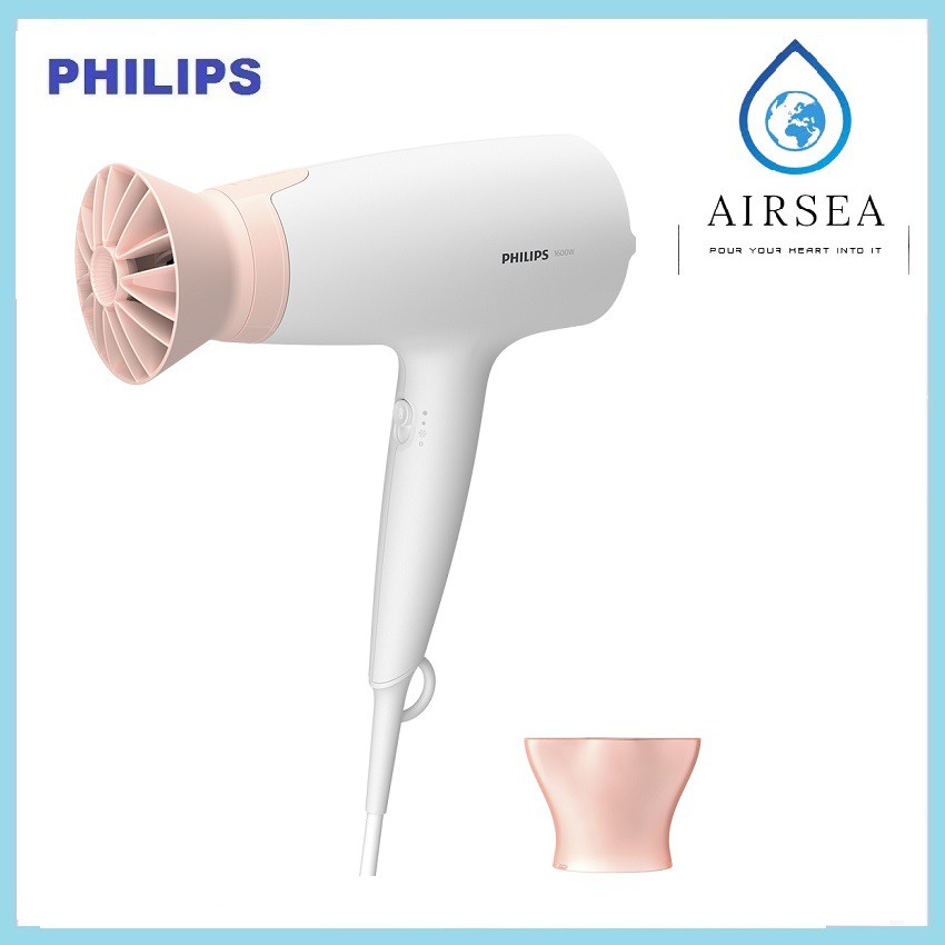 Máy sấy tóc Philips BHD300, 1600 W, 3 chế độ cài đặt nhiệt và tốc độ, hàng chính hãng