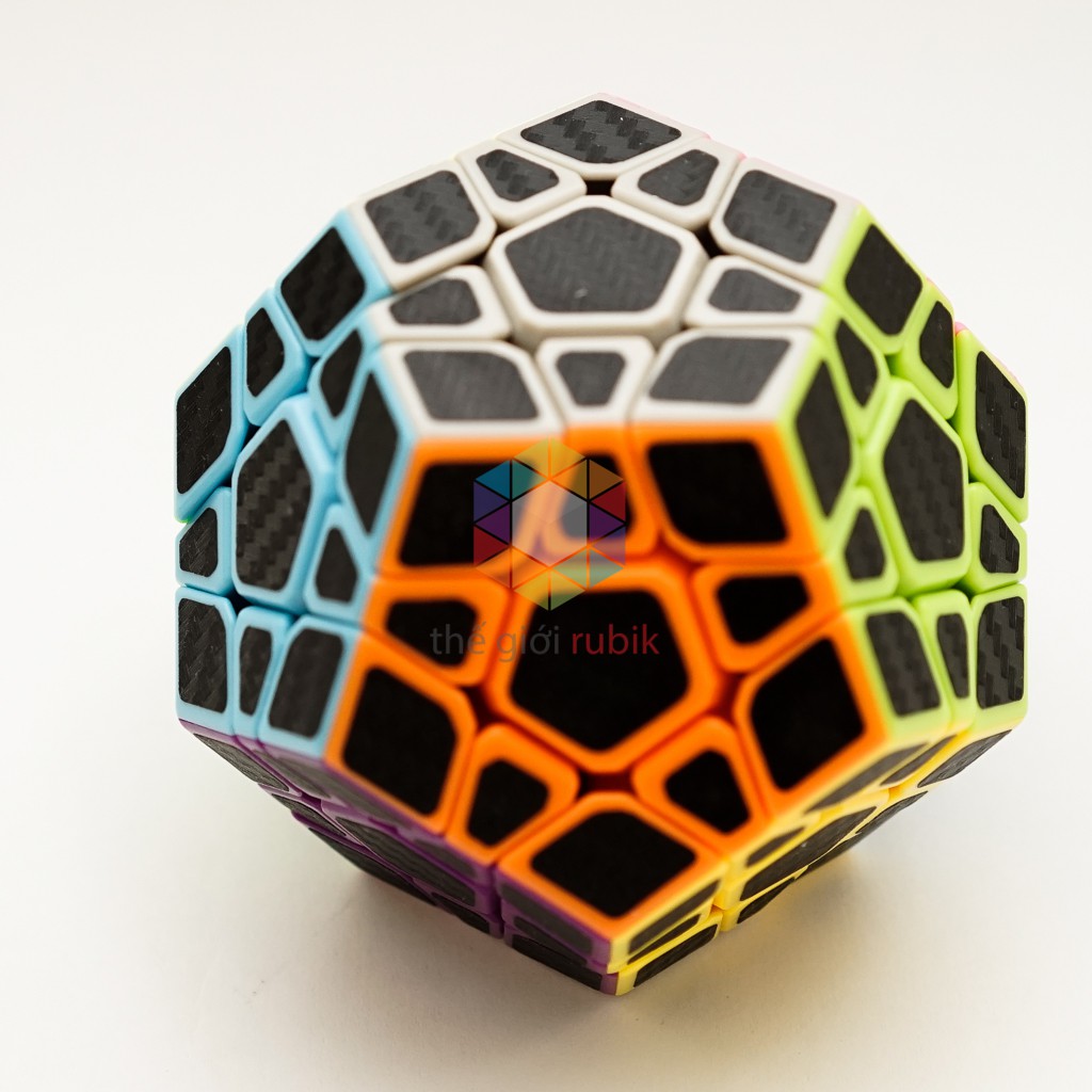 Rubik Megaminx Carbon - Rubik Biến Thể - Megaminx Cube - Rubik 12 Mặt (RB004)