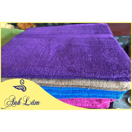 Khăn tắm Anh Lâm Kháng khuẩn Mềm, Mịn, Không xổ lông  (140cm*70cm), Loại 400g