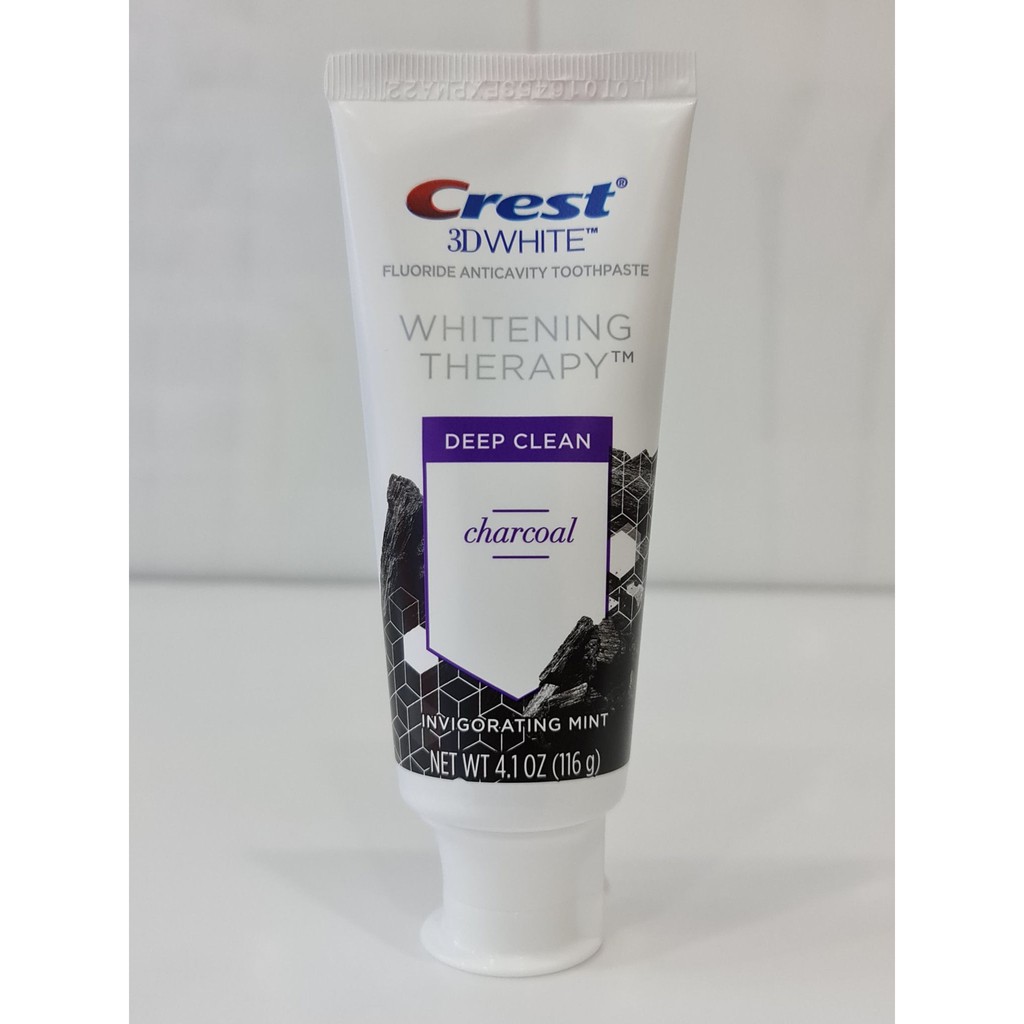 Kem Đánh Răng Than Hoạt Tính Crest 3D Whitening Therapy Charcoal Toothpaste 116g USA