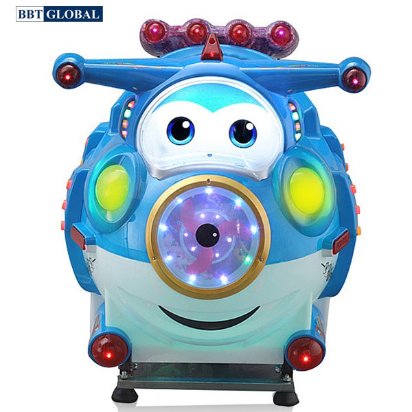Đồ chơi nhún điện cho bé hình máy bay BBT Global NDNK-1008